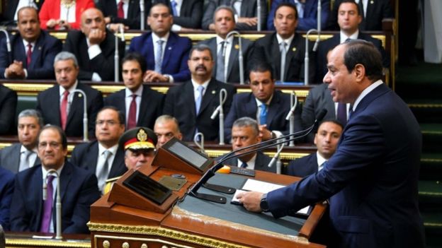 Egypt S Al Sisi Vows To Fight Extremism As He S Sworn In For Second