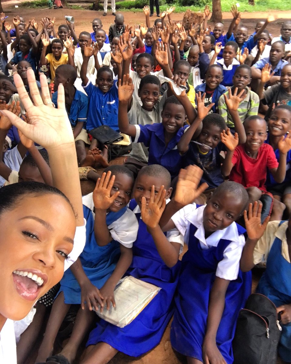 Pop singer Rihanna visits Malawi to promote education - CGTN Africa