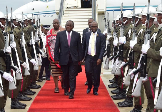 President Ramaphosa begins official visit to eSwatini - CGTN Africa