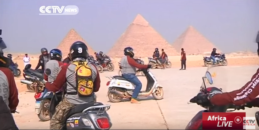 Egypt holds motorcycle rally to boost tourism image in Egypt - CGTN Africa