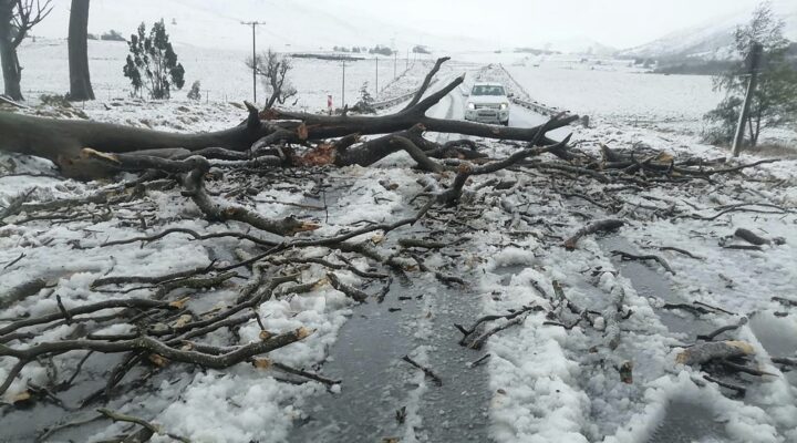 Snow in South Africa.